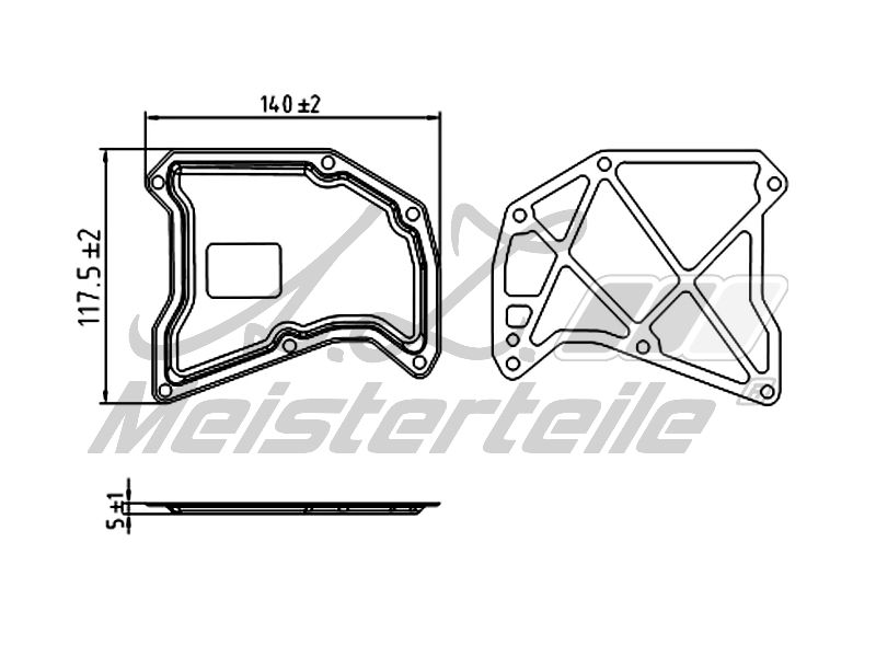 V64-0139 FILTRE HYDRAULIQUE, BOITE