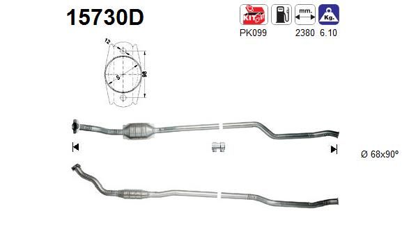 Katalizator AS 15730D