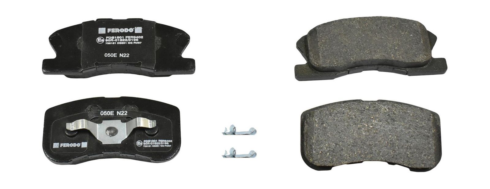 set placute frana,frana disc FERODO PREMIER FDB1501