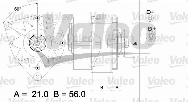 Alternator VALEO 436625