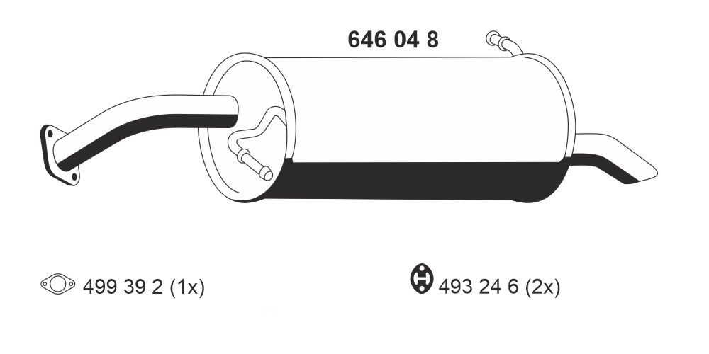 Toba esapament finala ERNST 646048