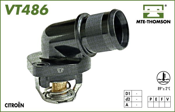 Termostat, środek chłodzący MTE-THOMSON VT486.89