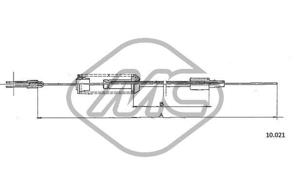 Linka gazu METALCAUCHO 83134