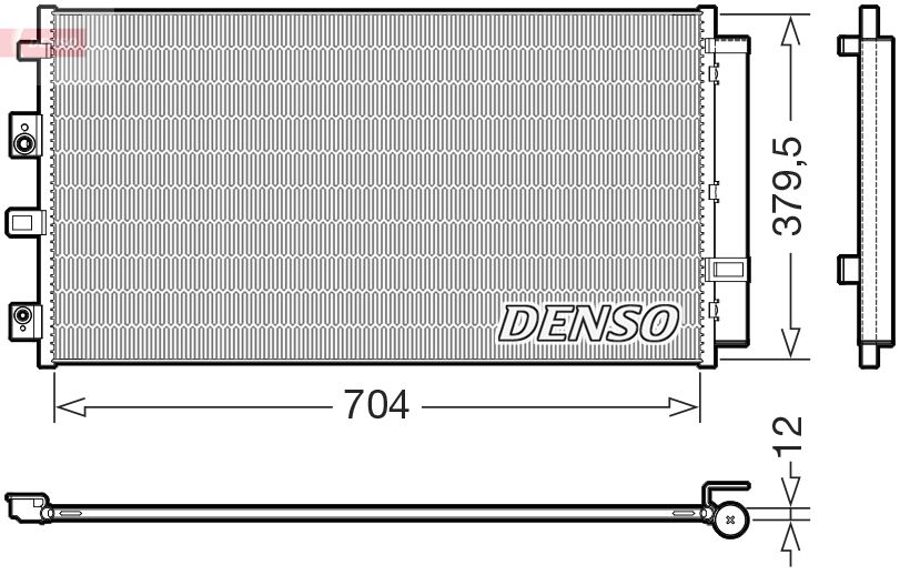 Condensator, climatizare DENSO DCN10065