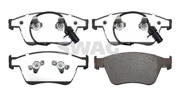Zestaw klocków hamulcowych, hamulce tarczowe SWAG 33 10 7534