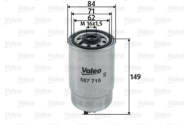 Palivový filter VALEO 587715