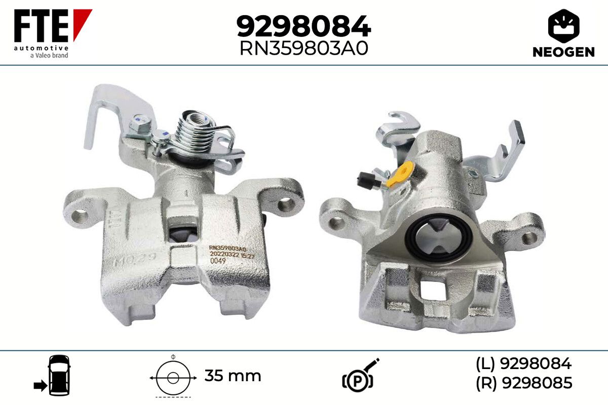 Etrier frana FTE NEOGEN 9298084