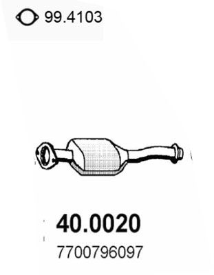Katalizator ASSO 40.0020