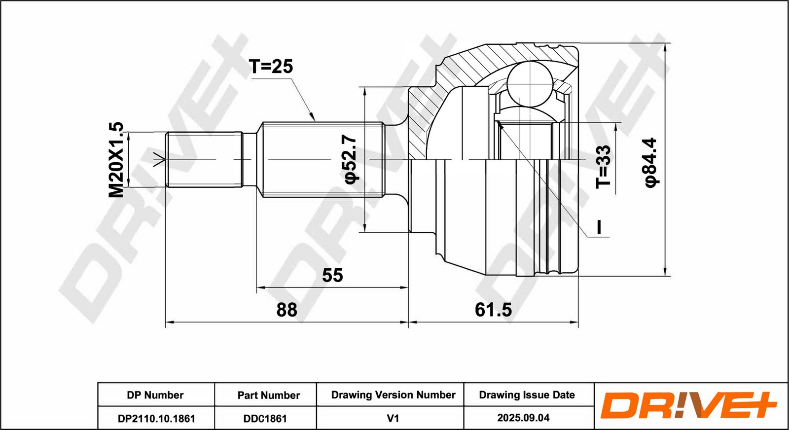 Set articulatie, planetara Dr!ve+ DP2110.10.1861