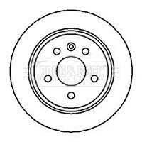 Tarcza hamulcowa BORG & BECK BBD4148