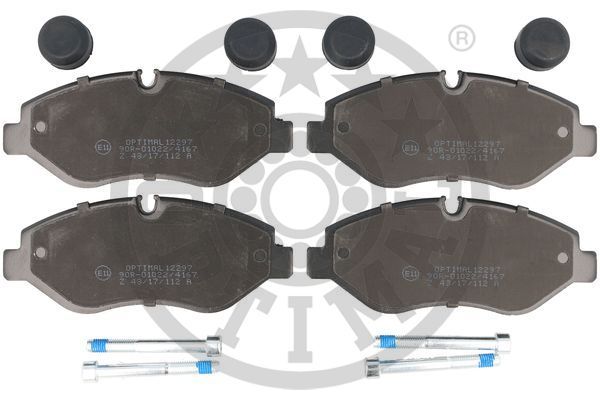 Zestaw klocków hamulcowych, hamulce tarczowe OPTIMAL BP-12297