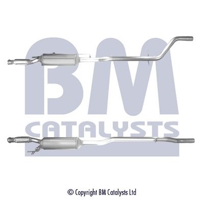 Filtr sadzy / filtr cząstek stałych, układ wydechowy BM CATALYSTS BM11274H
