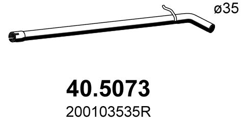 Rura wydechowa ASSO 40.5073