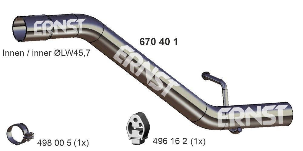 Racord evacuare ERNST 670401