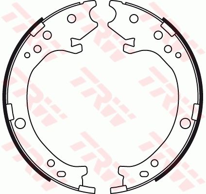 Комплект тормозных колодок, стояночная тормозная система