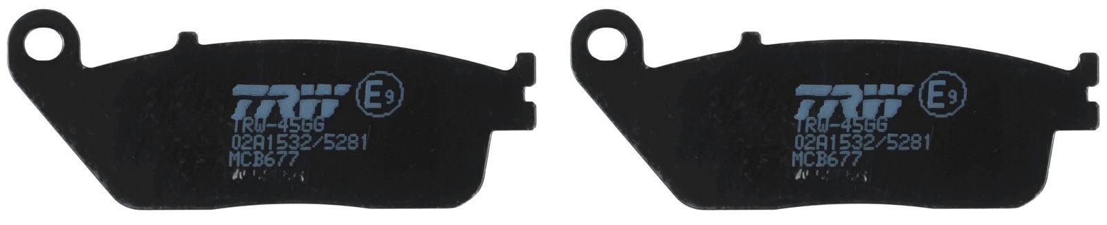 set placute frana,frana disc TRW Organic Allround MCB677