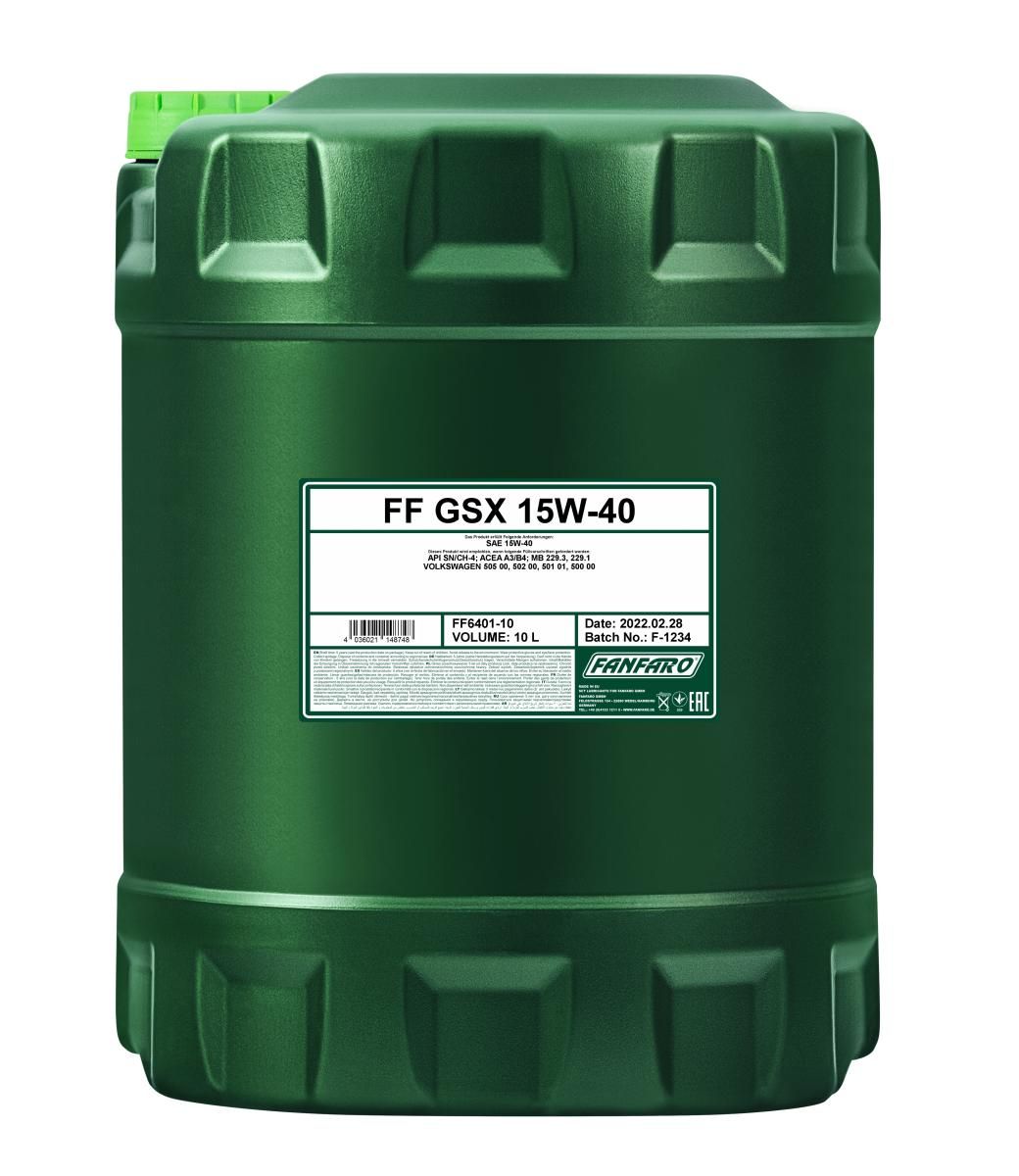 E-shop OLEJ FANFARO GSX 15W-40 10L API SG/CD