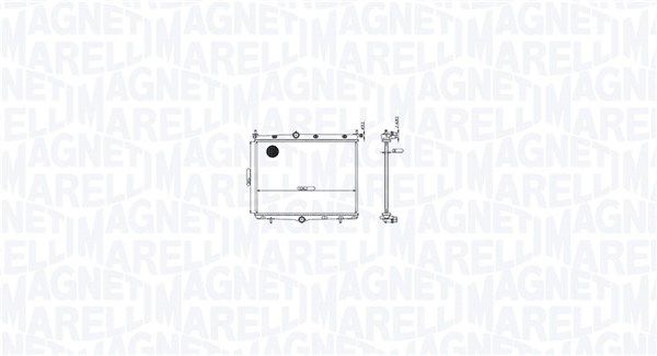 Chłodnica, układ chłodzenia silnika MAGNETI MARELLI 350213214800