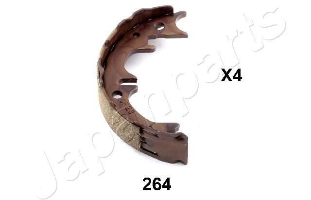 Zestaw szczęk hamulcowych, hamulec postojowy JAPANPARTS GF-264AF