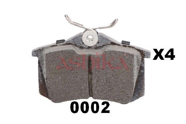 Levně Sada brzdových destiček, kotoučová brzda ASHIKA 51-00-00002