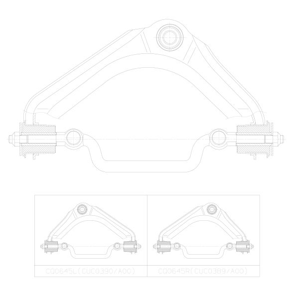 Brat, suspensie roata CTR CQ0645L