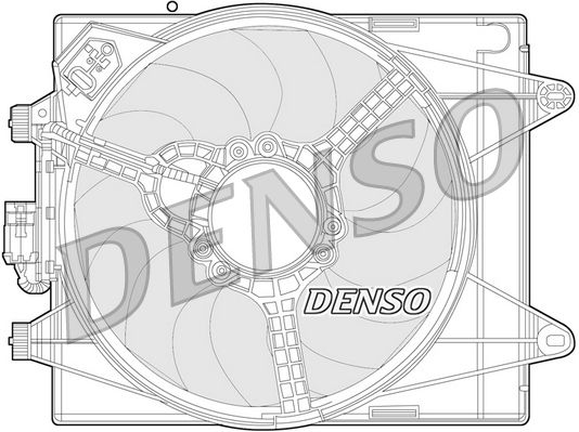 Ventilator, radiator DENSO DER13005