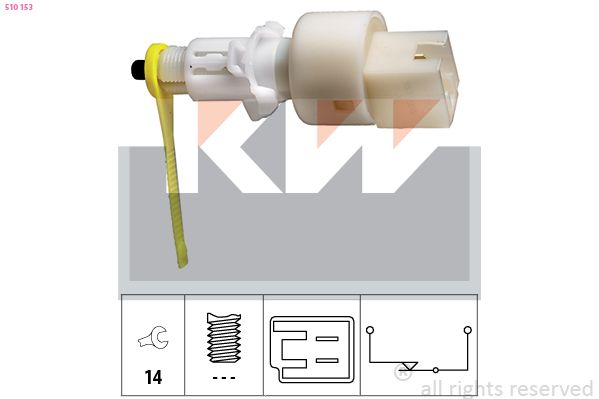Spínač brzdového světla KW 510 153