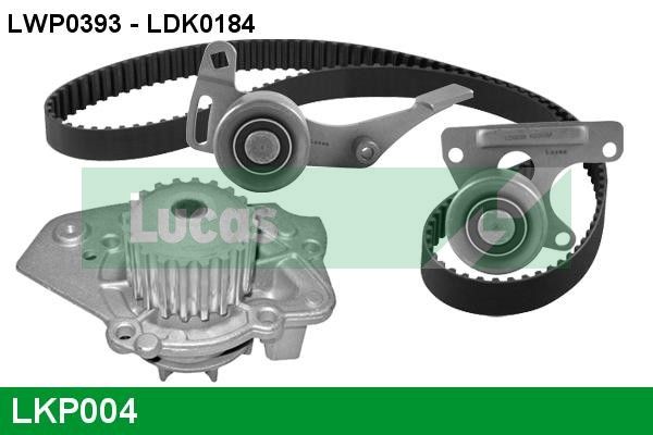 Pompa wodna + zestaw paska rozrządu LUCAS LKP004