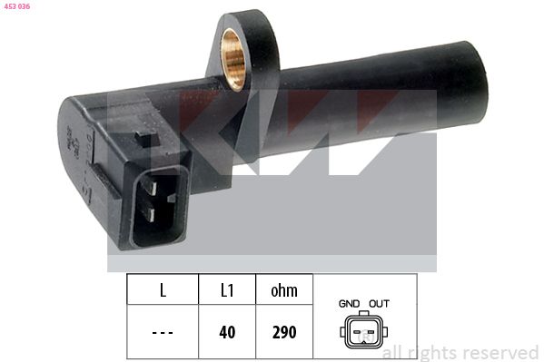 Generátor impulsů, klikový hřídel KW 453 036