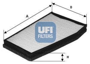 Filtr, vzduch v interiéru UFI 53.133.00