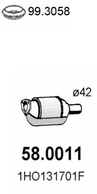 Katalizator ASSO 58.0011