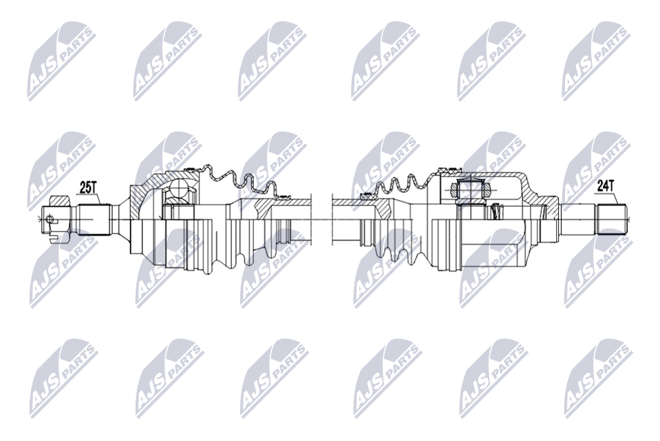 Wał napędowy NTY NPW-CT-166