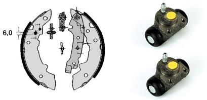 Zestaw szczęk hamulcowych BREMBO H 61 024
