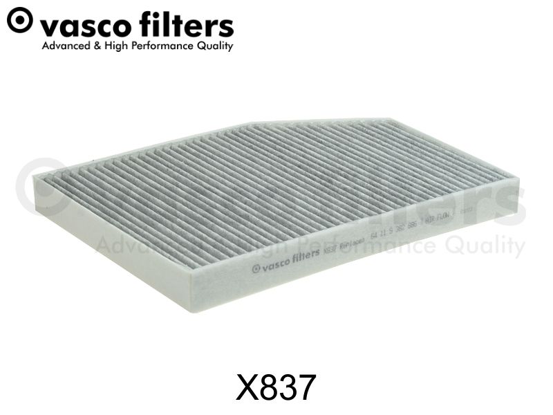 Filtr, wentylacja przestrzeni pasażerskiej DAVID VASCO X837