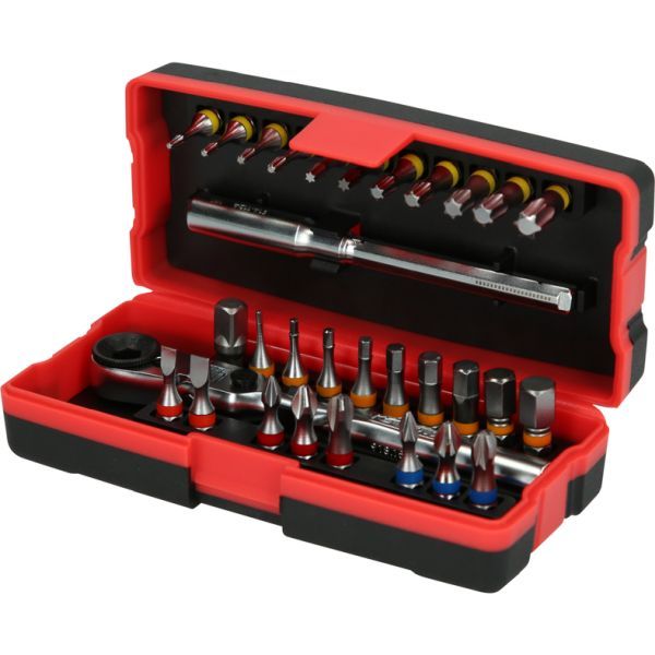 Levně Set, šroubovák-nástavec (bity) KS TOOLS 918.3015