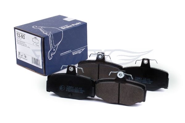 Levně Sada brzdových destiček, kotoučová brzda TOMEX Brakes 12-93