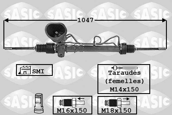 Przekładnia kierownicza SASIC 7006118