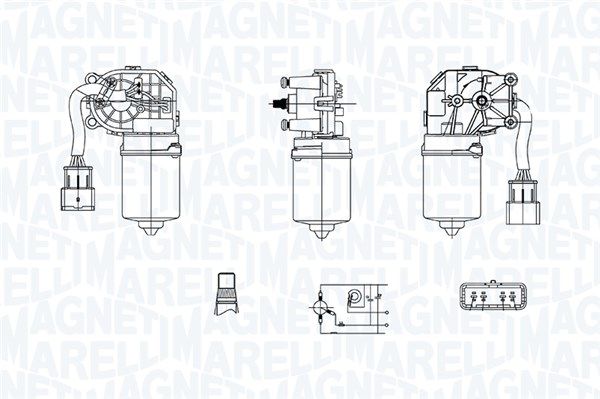 motor stergator MAGNETI MARELLI 064375900010