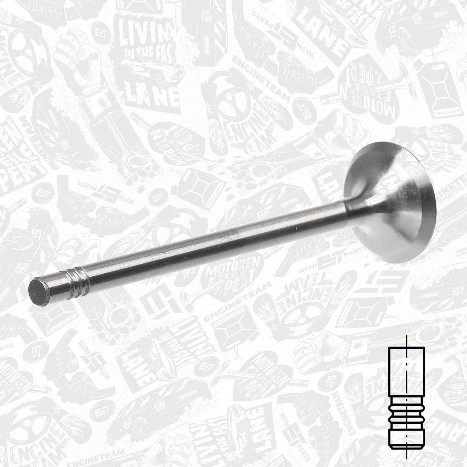 Supapa evacuare ET ENGINETEAM VE0165