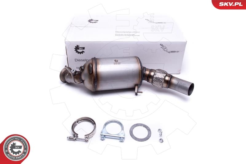Filtr sadzy / filtr cząstek stałych, układ wydechowy ESEN SKV 18307812283