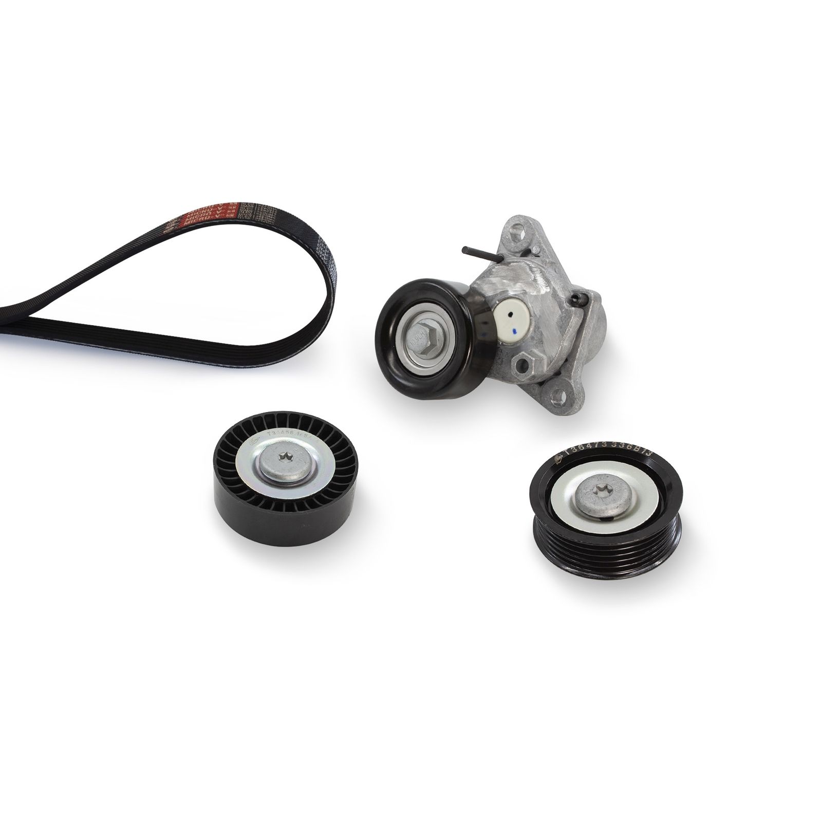 Ķīļrievu siksnu komplekts