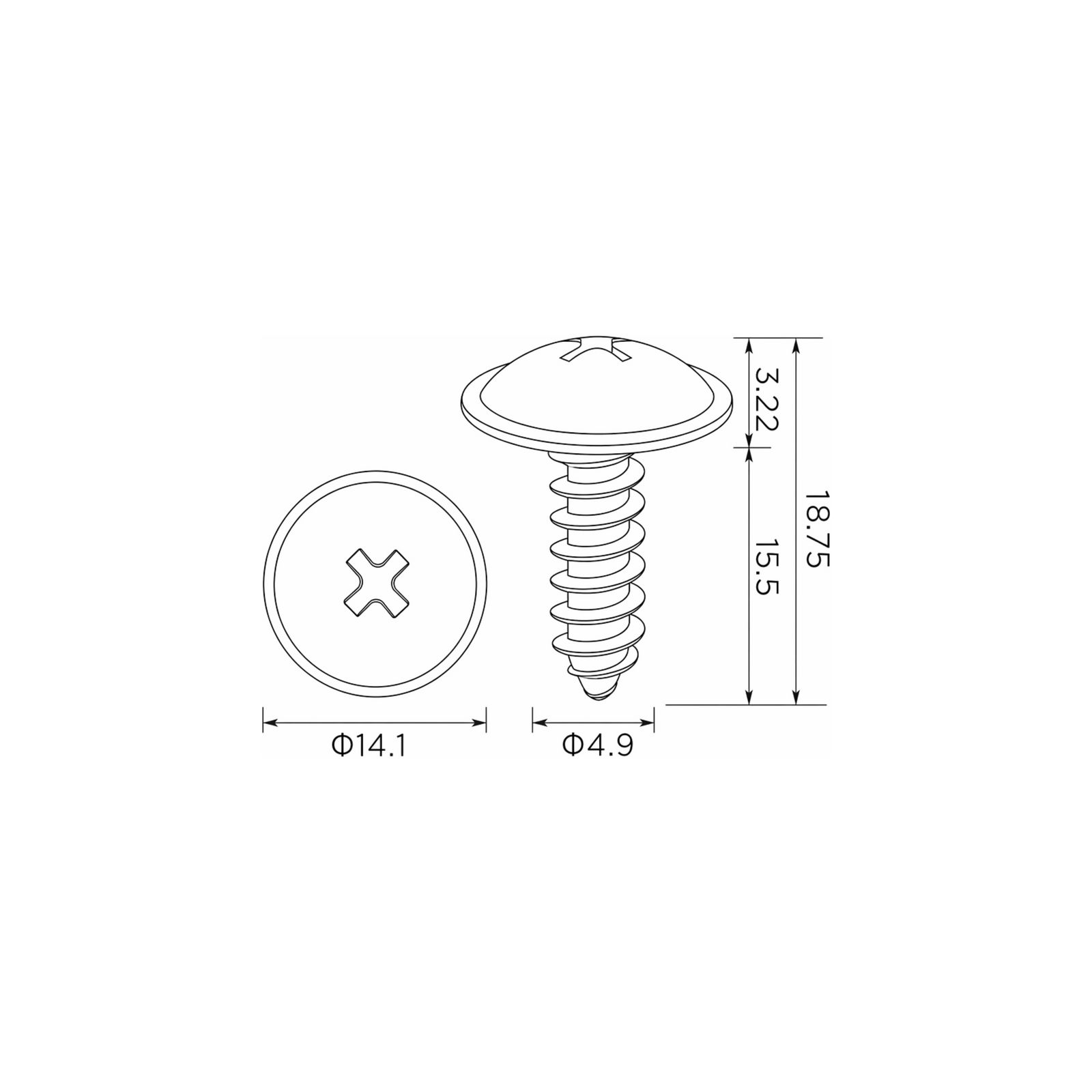 WKRĘT HYUNDAI OE KIA HYUNDAI 1249305167B