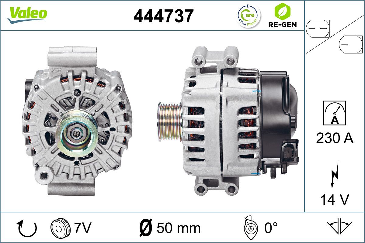Generator / Alternator VALEO 444737