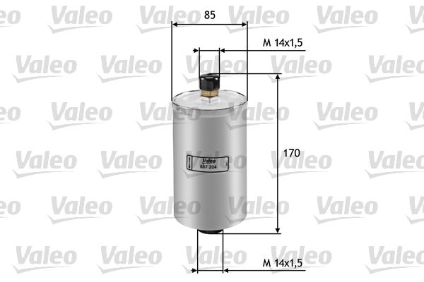 Palivový filter VALEO 587204