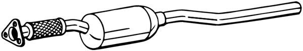 Filtr sadzy / filtr cząstek stałych, układ wydechowy BOSAL 097-900