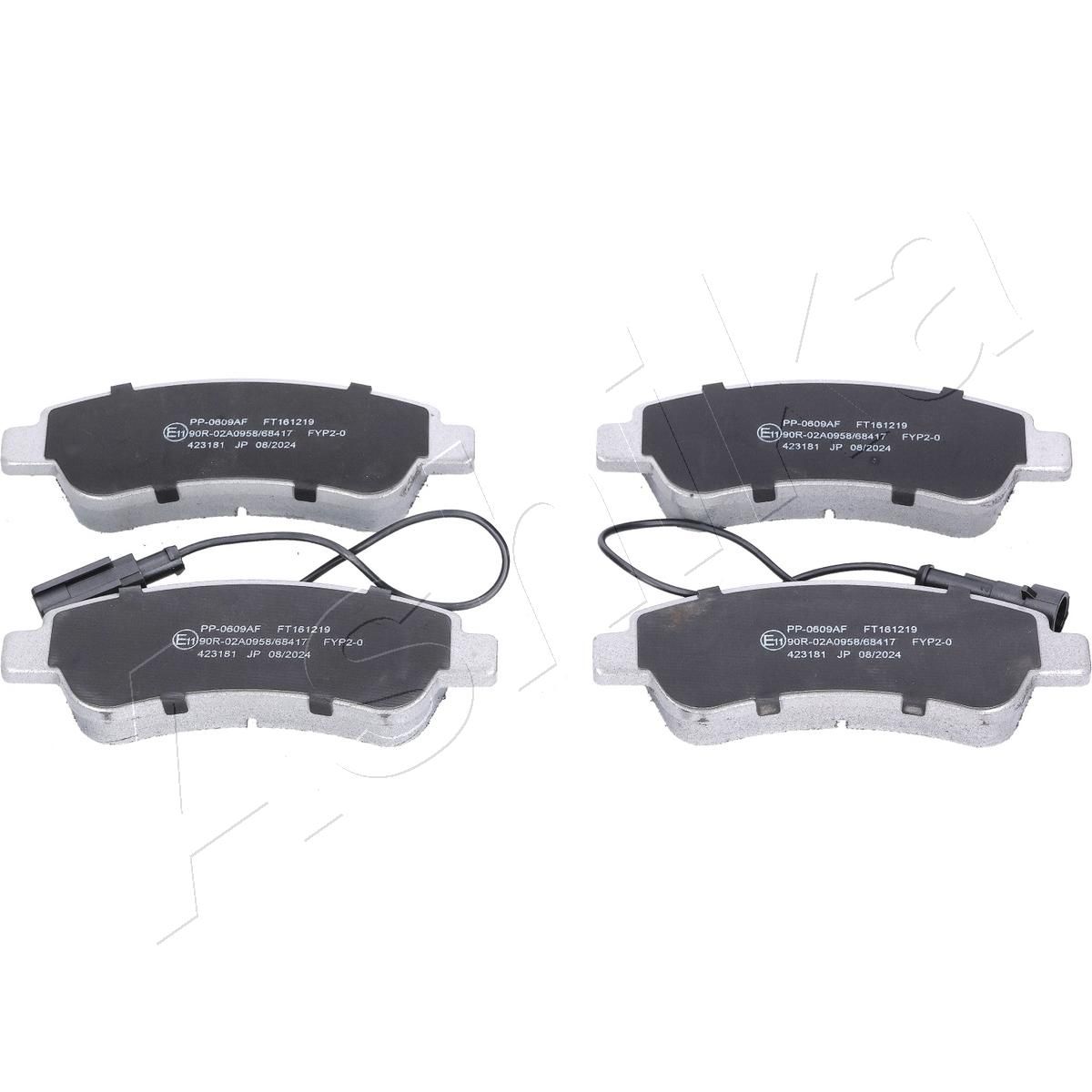 Комплект тормозных колодок, дисковый тормоз