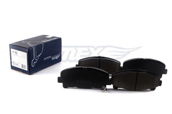 Levně Sada brzdových destiček, kotoučová brzda TOMEX Brakes 17-52