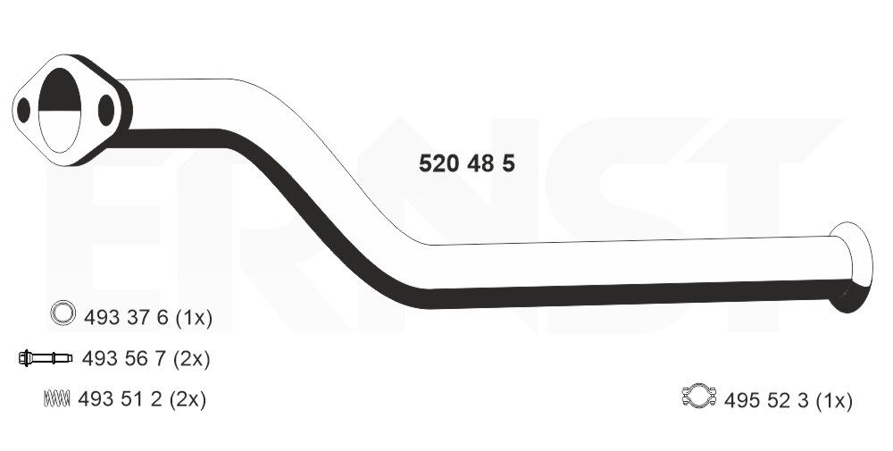 Racord evacuare ERNST 520485