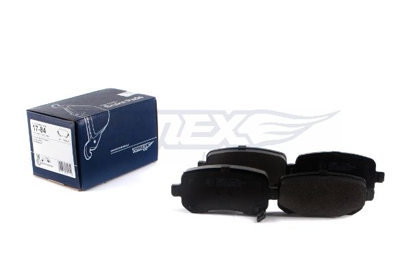 Levně Sada brzdových destiček, kotoučová brzda TOMEX Brakes 17-84