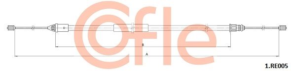 Cięgło, hamulec postojowy COFLE 1.RE005